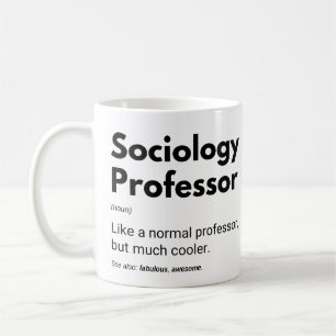 Caneca De Café Sociologia Professor Funny Definição