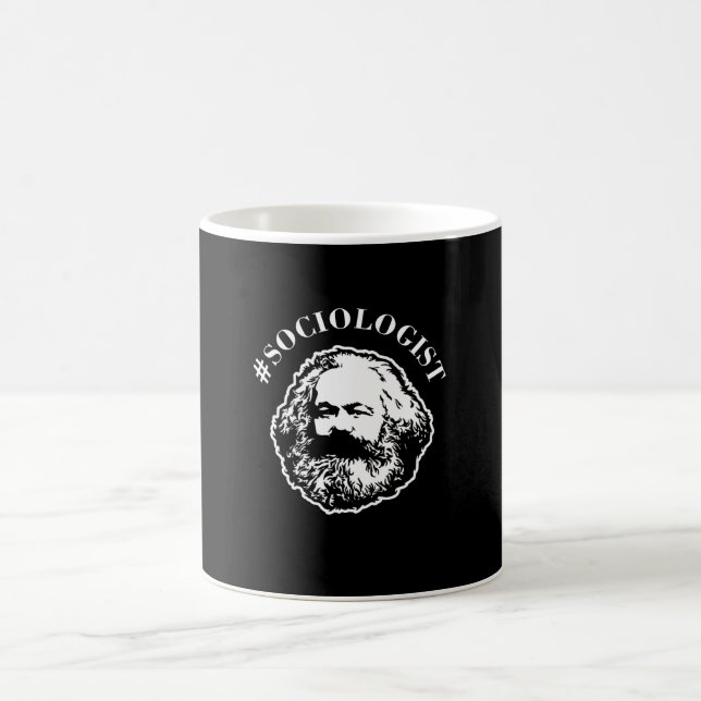 Caneca De Café #Sociologist Marx (Centro)