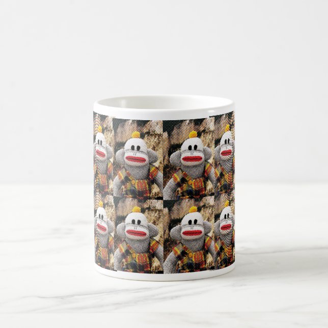 Caneca De Café SockMonkeys demais (Centro)