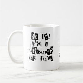 Caneca De Café Socorro! Eu sou um Prisioneiro do Amor