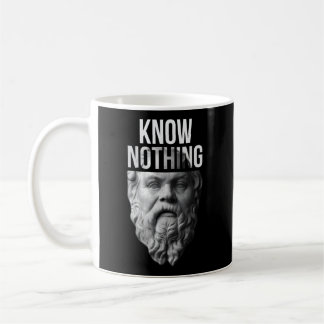 Caneca De Café Sócrates Não Sabe Nada Do Oráculo De Delphi