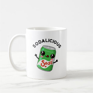 Caneca De Café Soda-liciosa Funny Soda Pop Pun
