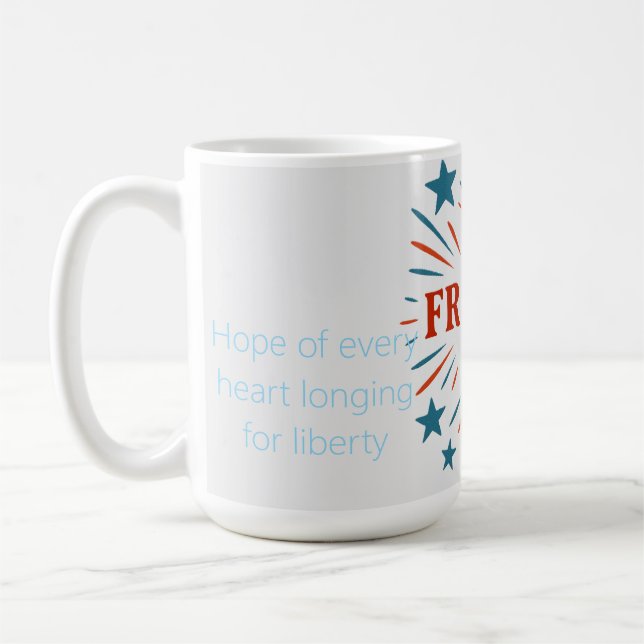 Caneca De Café Soe a Liberdade (Esquerda)