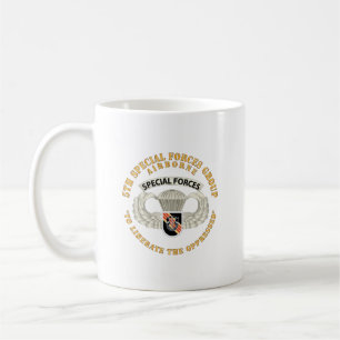 Caneca De Café SOF - 5 SFG - Crachá aéreo - Vietname