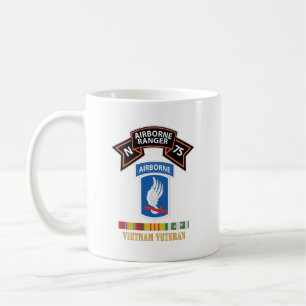 Caneca De Café SOF - N Company Scroll - 173rd Airborne Bde - Viet