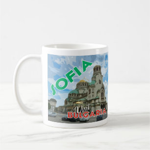 Caneca De Café Sófia, Visite Bulgária Eu Adoro Coffee Mug