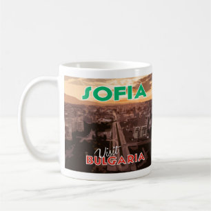 Caneca De Café Sófia, Visite Bulgária Eu Adoro Coffee Mug