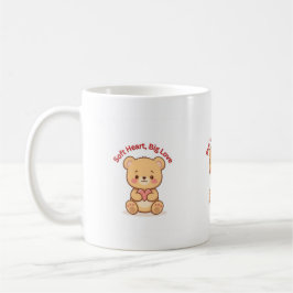 Caneca De Café Soft Heart Big Love Cute Teddy Bear Mugs
