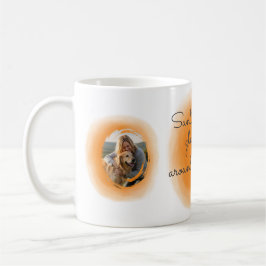 Caneca De Café Soft Orange Golden Retriever Custom Photo