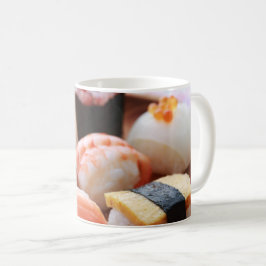 Caneca De Café Soft Sushi Delight – Wooden Plate Series