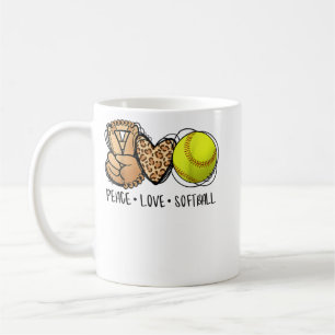 Caneca De Café Softball Mothers Dia de as mães Softba de Amor Pac