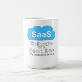 Caneca De Café Software como um Súcubo "Nós Vamos Sangrar Você Se