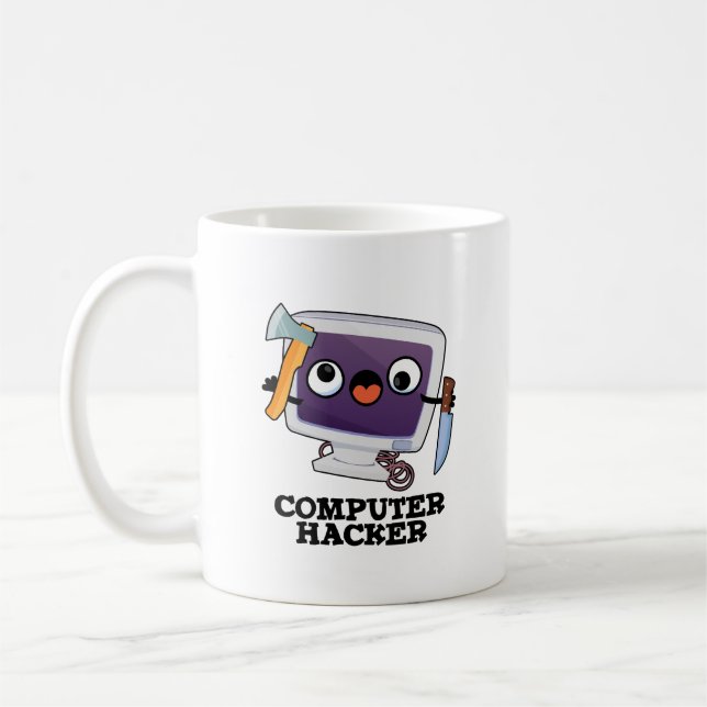 Caneca De Café Software Hacker Funny Technology Pun (Esquerda)