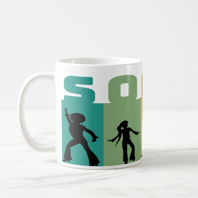 Caneca De Café Sogna, Sonhe com sombras dançantes (Esquerda)