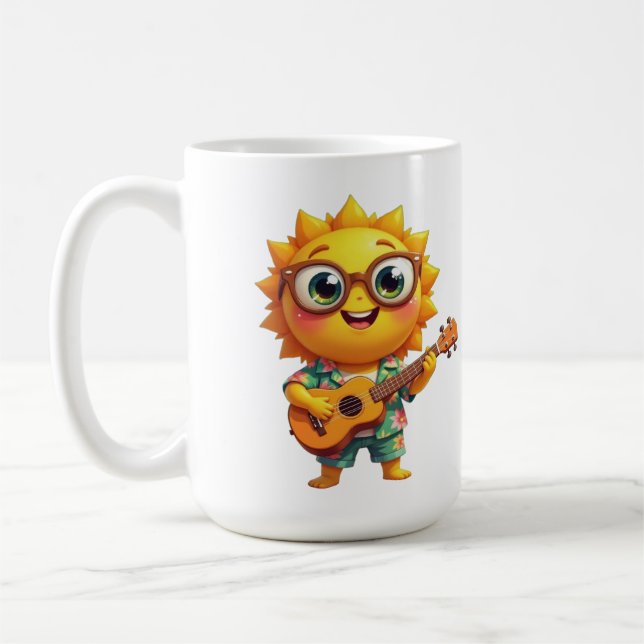 Caneca De Café Sol Cantante (Esquerda)