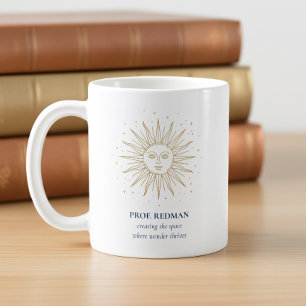 Caneca De Café Sol Celestial Criando Espaço Onde a Maravilha Flor