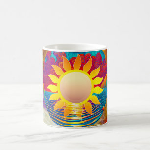 Caneca De Café Sol cósmico