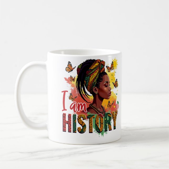 Caneca De Café Sol da Liberdade: Mug do Patrimônio Negro (Esquerda)
