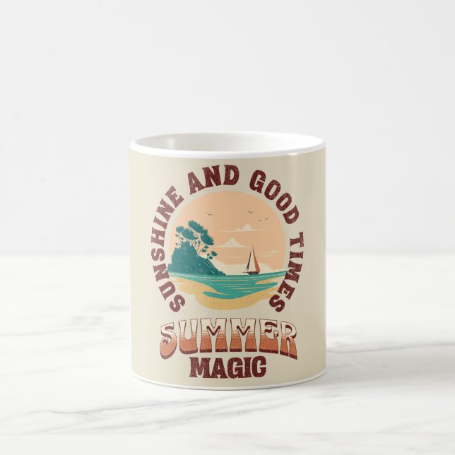 Caneca De Café Sol e bons tempos - magia de verão (Centro)