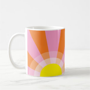Caneca De Café Sol e Lâmpada