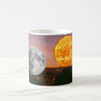 Caneca De Café Sol e Lua