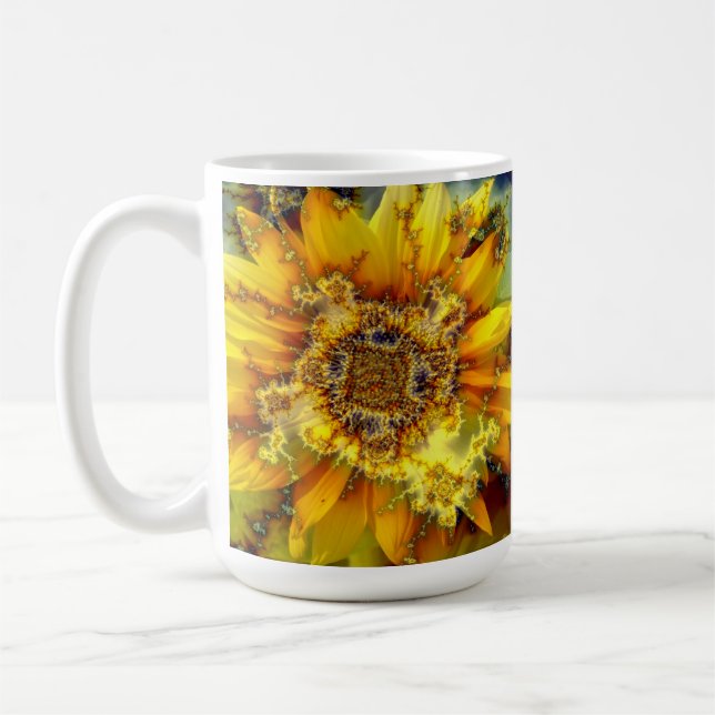 Caneca De Café Sol Flor - Mug (Esquerda)
