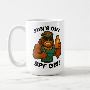 Caneca De Café Sol Fora, Fator de Proteção Solar Ativado – Orango