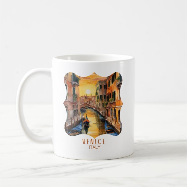 Caneca De Café Sol misteriosamente bonito em Veneza (Esquerda)