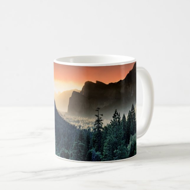 Caneca De Café Sol | Parque Nacional Yosemite (Frente Esquerda)