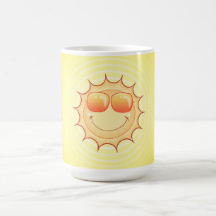 Caneca De Café Sol sorridente