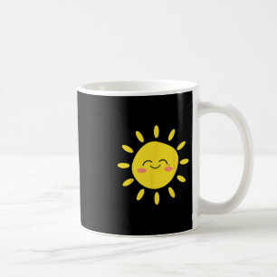 Caneca De Café Sol Sorriso Brilho Cute Adorável Amor Verão Férias