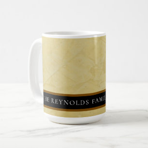 Caneca De Café Sol Tuscano Gesso Veneziano Família Personalizada