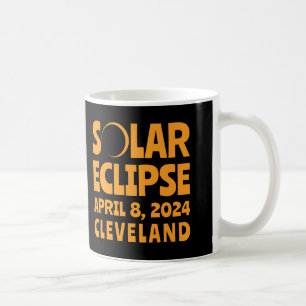 Caneca De Café Solar Eclipse 2024 Cleveland Ohio