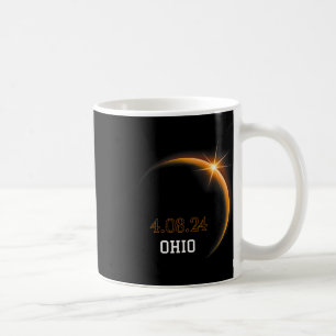 Caneca De Café Solar Eclipse 2024 Ohio Totality Primavera 4.08.24