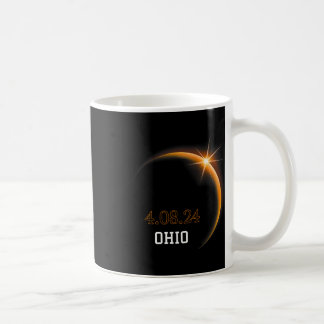 Caneca De Café Solar Eclipse 2024 Ohio Totality Primavera 4.08.24