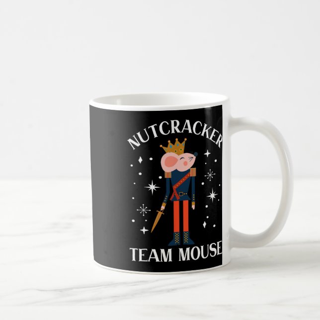 Caneca De Café Soldado da dança de Natal do Time Mouse Nutcracker (Direita)