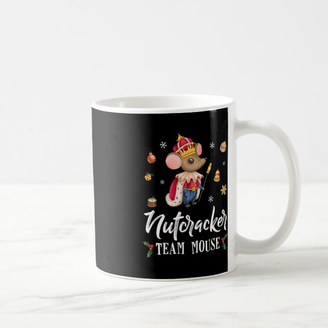 Caneca De Café Soldado da dança de Natal do Time Mouse Nutcracker (Direita)