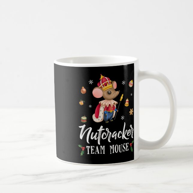 Caneca De Café Soldado da dança de Natal do Time Mouse Nutcracker (Direita)