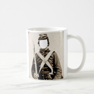 Caneca De Café Soldado de guerra civil Mug