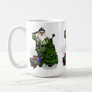 Caneca De Café Soldado Papai Noel