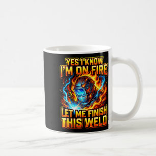 Caneca De Café Soldador Engraçado Trabalhador de Solda de Metal S