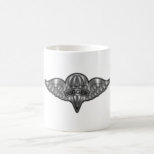 Caneca De Café Soldados Aéreos Incríveis De Paraquedas