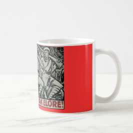 Caneca De Café Soldados vermelhos para a frente! Poster de 1919