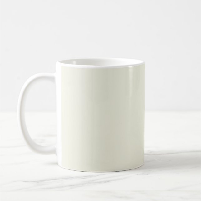 Caneca De Café Solid Pale ButternYellow Mug (Esquerda)
