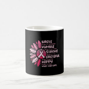 Caneca De Café Sólida e Grata Consciência do Cancer da Mama