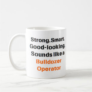 Caneca De Café Solo do operador de buldozer