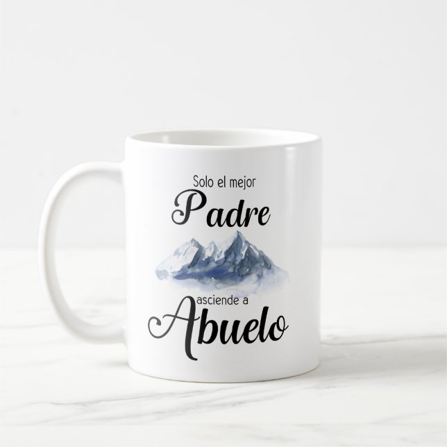 Caneca De Café Solo La Mejor Padre Asciende A Abuelo Mug (Esquerda)