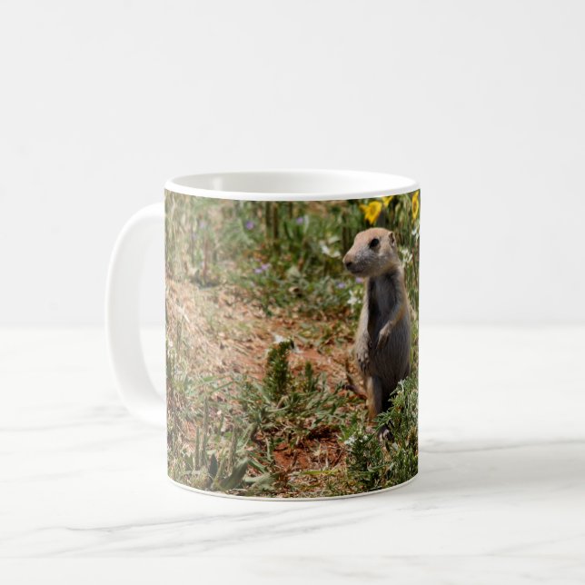 Caneca De Café Solo Prairie cão (Frente Esquerda)