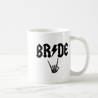 Caneca De Café Solteiro de Dia das Bruxas de Rolo N Roll Skeleton