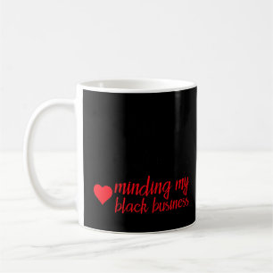 Caneca De Café Solteiro de História Negra Levado a Pensar no Meu